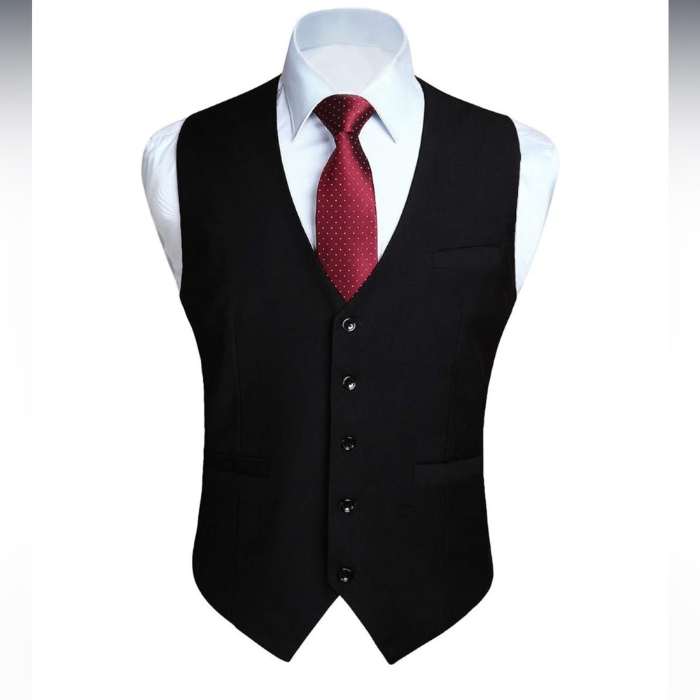 New HISDERN Men's Suit Vest
